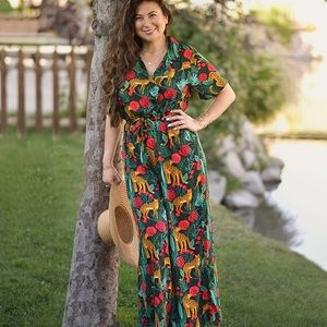 America & Beyond Jaguar Jumpsuit